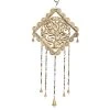Grayson Lane 30-in Gold Metal Wind Chime with Cone-Shaped Wind Catchers