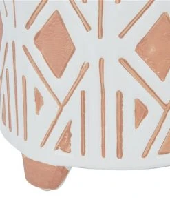 Grayson Lane 6 3/4-in x 8-in White Porcelain Contemporary Planters - Set of 3 8 Grayson Lane 6 3/4-in x 8-in White Porcelain Contemporary Planters - Set of 3 -GRAYSON LANE shop 330942449 AlternateImage4 l