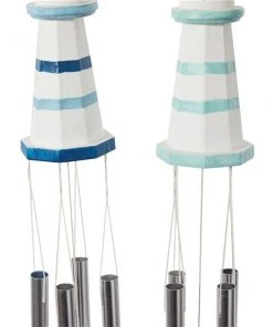 Grayson Lane 30-in Coastal White Wooden Lighthouse Wind Chime -GRAYSON LANE shop 330942458 AlternateImage3 l