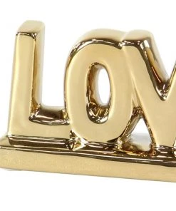 Grayson Lane Glam Silver/Gold Porcelain Love Sign Tabletop Decoration - Set of 2 -GRAYSON LANE shop 330942472 AlternateImage5 l