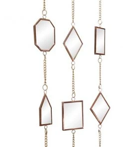 Grayson Lane 32-in Bohemian Gold Dangling Mirrors Wind Chime with Brass Bells -GRAYSON LANE shop 330942477 AlternateImage3 l
