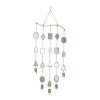 Grayson Lane 32-in Bohemian Gold Dangling Mirrors Wind Chime with Brass Bells