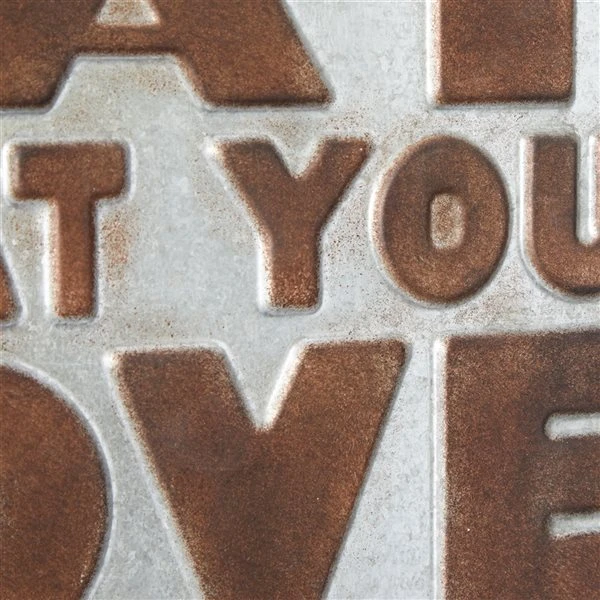 Grayson Lane 21-in H x 14-in W Farmhouse Metal Wall Accent 3 Grayson Lane 21-in H x 14-in W Farmhouse Metal Wall Accent - Image 3