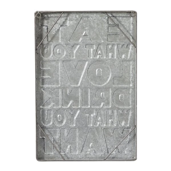 Grayson Lane 21-in H x 14-in W Farmhouse Metal Wall Accent 5 Grayson Lane 21-in H x 14-in W Farmhouse Metal Wall Accent - Image 5