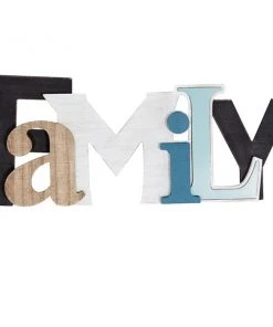 Grayson Lane 7.15-in H x 16.95-in W Coastal Wood Wall Accent