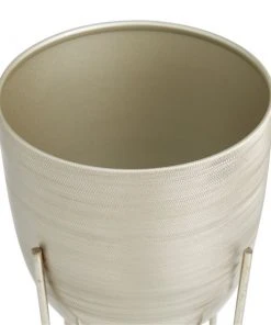 Grayson Lane 6-in x 12-in Silver Iron Modern Planters - Set of 2 7 Grayson Lane 6-in x 12-in Silver Iron Modern Planters - Set of 2 -GRAYSON LANE shop 330942487 AlternateImage3 l