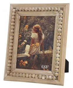 Grayson Lane Light Brown Wood Bohemian Photo Frame (6-in x 8-in) - Set of 2