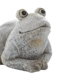 Grayson Lane 10-in H x 14-in W Grey Frog Garden Statue -GRAYSON LANE shop 330942492 AlternateImage4 l