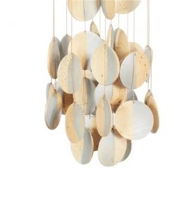 Grayson Lane 17-in Silver and Cream Capiz Shell Wind Chime -GRAYSON LANE shop 330942493 AlternateImage4 l