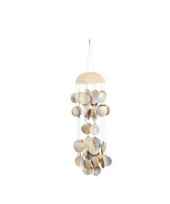 Grayson Lane 17-in Silver and Cream Capiz Shell Wind Chime -GRAYSON LANE shop 330942493 AlternateImage5 l
