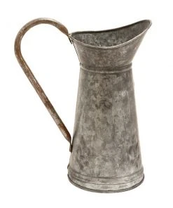 Grayson Lane 12-in x 10-in Brown Iron Farmhouse Decorative Planter