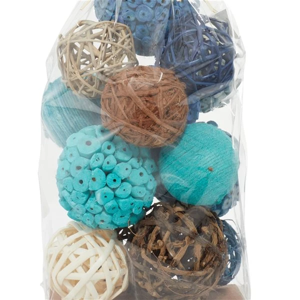 Grayson Lane Blue/Brown Coastal Orbs and Vase Fillers - 3-Pack 3 Grayson Lane Blue/Brown Coastal Orbs and Vase Fillers - 3-Pack - Image 3