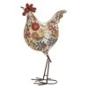 Grayson Lane 17-in H x 10-in W Rooster Garden Statue - Multicolour