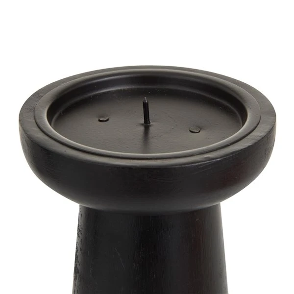 330942514_AlternateImage3_l.jpg Grayson Lane 1-Candle Black Wood Pillar Candle Holders - 3-Piece -GRAYSON LANE shop 330942514 AlternateImage3 l