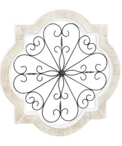 Grayson Lane 21.85-in H x 21.85-in W Ornamental Wood Wall Accent