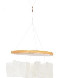 Grayson Lane 20-in Pearl White Capiz Shell Wind Chime -GRAYSON LANE shop 330942536 AlternateImage4 l