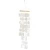 Grayson Lane 20-in Pearl White Capiz Shell Wind Chime