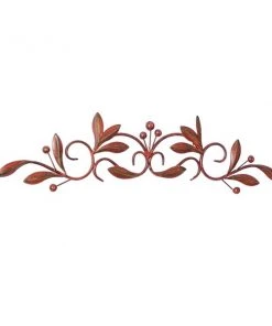 Grayson Lane 7.63-in H x 31.88-in W Traditional Floral Metal Wall Accent -GRAYSON LANE shop 330942548 AlternateImage7 l