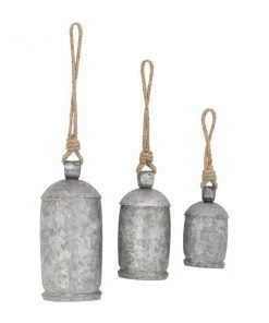 Grayson Lane 20-in Grey Metal Bell Wind Chime - Set of 3 3 Grayson Lane 20-in Grey Metal Bell Wind Chime - Set of 3 -GRAYSON LANE shop 330942556 AlternateImage5 l