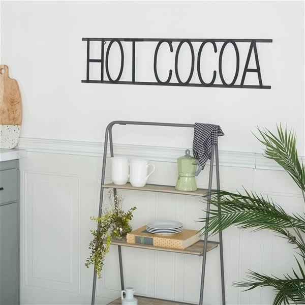 Grayson Lane 8.1-in H x 35.95-in W Modern Metal Wall Accent 2 Grayson Lane 8.1-in H x 35.95-in W Modern Metal Wall Accent - Image 2