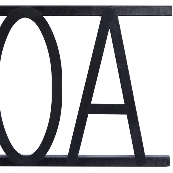 Grayson Lane 8.1-in H x 35.95-in W Modern Metal Wall Accent 3 Grayson Lane 8.1-in H x 35.95-in W Modern Metal Wall Accent - Image 3