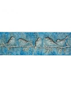 Grayson Lane 10.3-in H x 32.15-in W Birds Metal Wall Accent