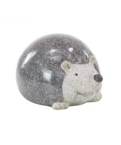 Grayson Lane 8-in H x 14-in W Grey Hedgehog Garden Statue