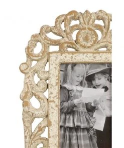Grayson Lane White Wood Vintage Photo Frame (4-in x 6-in) - Set of 2 -GRAYSON LANE shop 330942595 AlternateImage3 l