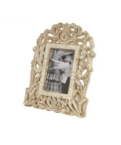 Grayson Lane White Wood Vintage Photo Frame (4-in x 6-in) - Set of 2