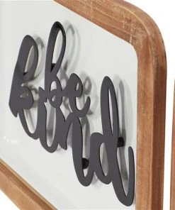 Grayson Lane 9.63-in H x 13.5-in W Farmhouse Wood Wall Accent - Set of 2 -GRAYSON LANE shop 330942597 AlternateImage5 l