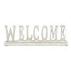 Grayson Lane Modern Silver Terrazzo Welcome Sign Tabletop Decoration