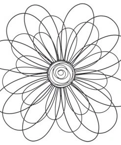 Grayson Lane 29-in H x 29-in W Floral Metal Wall Accent