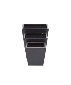 Grayson Lane 8-in x 7-in Black Iron Modern Planters - Set of 3 -GRAYSON LANE shop 330942616 AlternateImage6 l