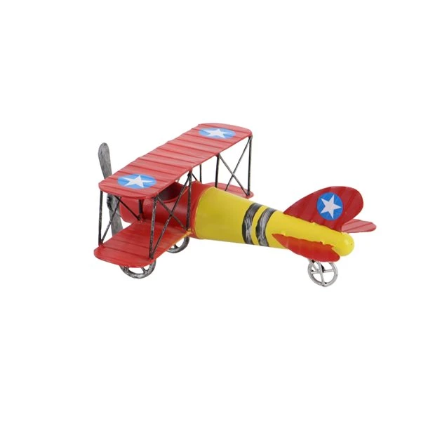 Grayson Lane 6-in H x 12-in W Vintage Plane Metal Wall Accent 5 Grayson Lane 6-in H x 12-in W Vintage Plane Metal Wall Accent - Image 5