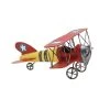 Grayson Lane 6-in H x 12-in W Vintage Plane Metal Wall Accent
