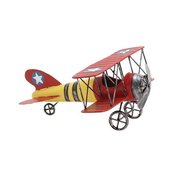 Grayson Lane 6-in H x 12-in W Vintage Plane Metal Wall Accent 1 Grayson Lane 6-in H x 12-in W Vintage Plane Metal Wall Accent