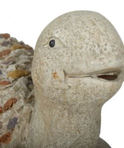 Grayson Lane 9.75-in H x 13.80-in W Grey Turtle Garden Statue -GRAYSON LANE shop 330942630 AlternateImage4 l