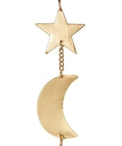 Grayson Lane 29-in Eclectic Gold Metal Moon and Stars Wind Chime -GRAYSON LANE shop 330942631 AlternateImage4 l