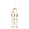 Grayson Lane 29-in Eclectic Gold Metal Moon and Stars Wind Chime