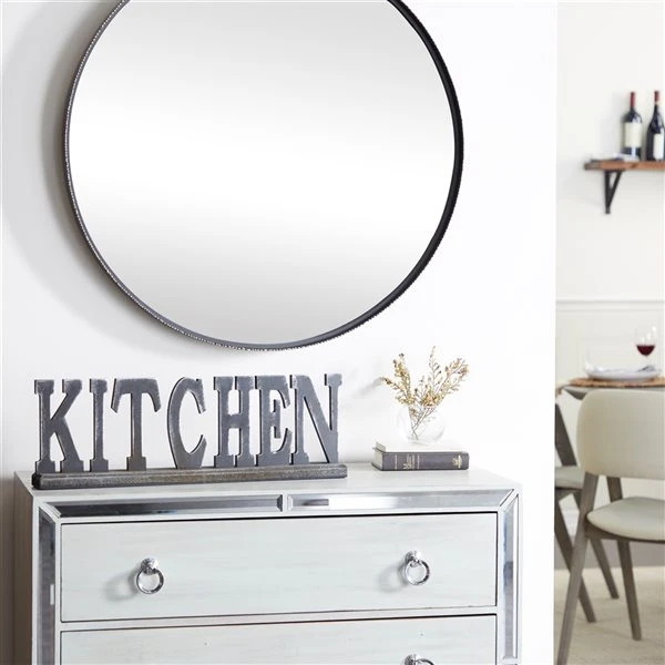 Grayson Lane Industrial Antique Black MDF Kitchen Sign Tabletop Decoration 2 Grayson Lane Industrial Antique Black MDF Kitchen Sign Tabletop Decoration - Image 2