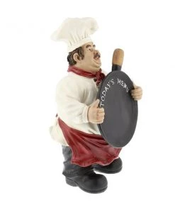 Grayson Lane Traditional Multicoloured MDF Chef with Chalkboard Tabletop Decoration -GRAYSON LANE shop 330942634 AlternateImage7 l