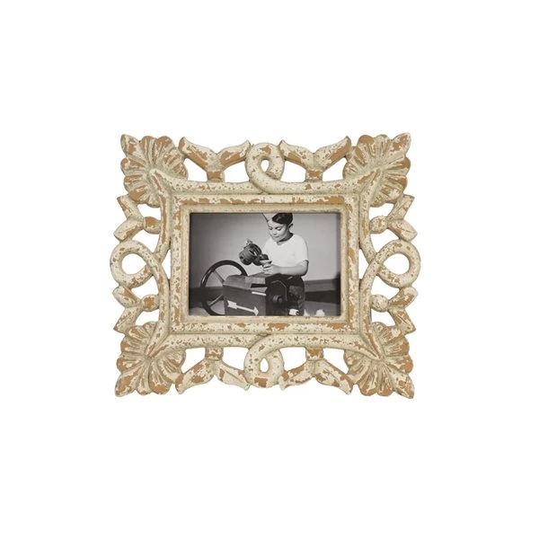 Grayson Lane White Wood Photo Frame (5-in x 7-in) - Set of 2 4 Grayson Lane White Wood Photo Frame (5-in x 7-in) - Set of 2 - Image 4