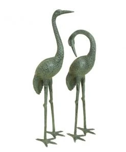 Grayson Lane 42-in x 15-in Green Animal Garden Statue