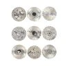 Grayson Lane 16-in x 16-in Silver Ornamental Metal Wall Accent - Set of 9