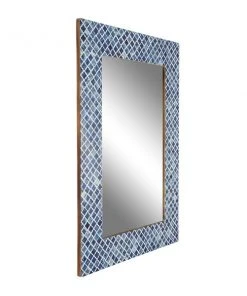 Grayson Lane 366-in x 25.88-in Rectangle Blue Framed Wall Mirror -GRAYSON LANE shop 330944693 AlternateImage5 l