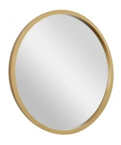 Grayson Lane 42-in x 42-in Round Gold Contemporary Wall Mirror -GRAYSON LANE shop 330944694 AlternateImage5 l
