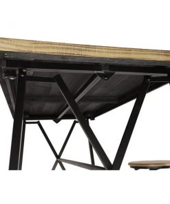 Grayson Lane 34-in x 44-in Light Brown Industrial Dining Table -GRAYSON LANE shop 330944696 AlternateImage3 l