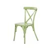 Grayson Lane Green Farmhouse Outdoor Dining Chair with Metal Frame - Set of 2
