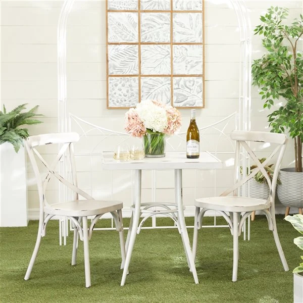 330944703_AlternateImage1_l.jpg Grayson Lane White Farmhouse Outdoor Dining Chair with Metal Frame - Set of 2 -GRAYSON LANE shop 330944703 AlternateImage1 l