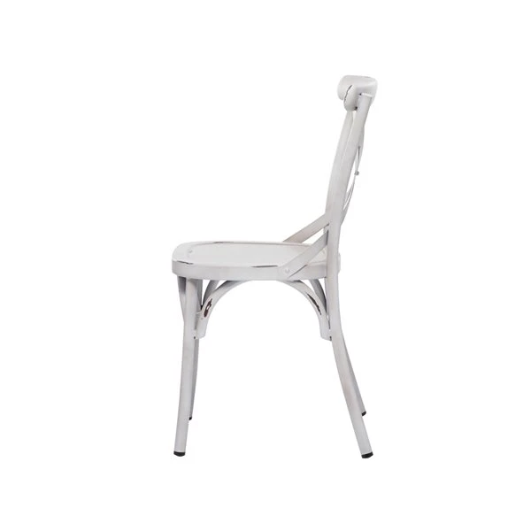 330944703_AlternateImage5_l.jpg Grayson Lane White Farmhouse Outdoor Dining Chair with Metal Frame - Set of 2 -GRAYSON LANE shop 330944703 AlternateImage5 l